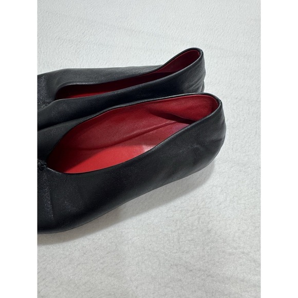 mansur gavriel flats Black Leather 39 9 Women's Designer Luxury Capsule Minimal - Picture 2 of 16